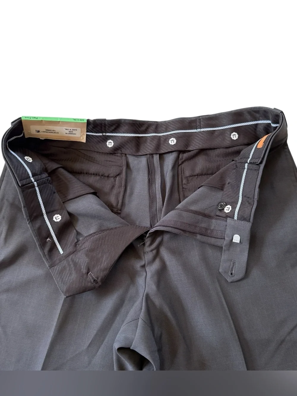 NWT HAGGAR Repreve Men’s 34 x 29 Classic Fit Comfort Waist Suit Pants